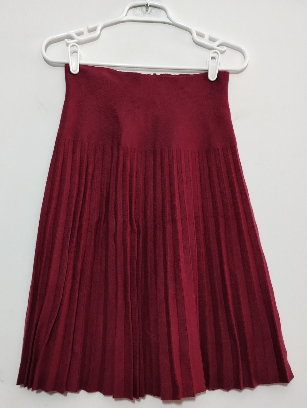 Mia Mod Year Round Pleated Skirt Women's L Classic Academia Neutral Minimalist